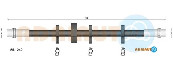 Brake Hose (55.1242)