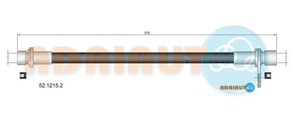 Brake Hose (52.1215.2)