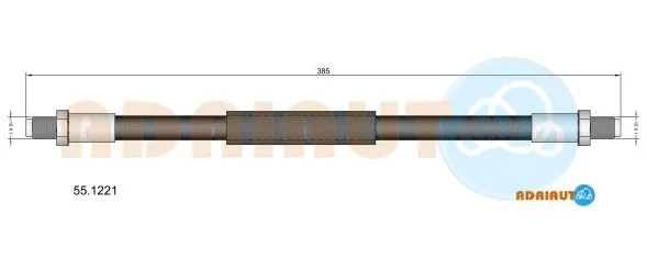 Brake Hose (55.1221)