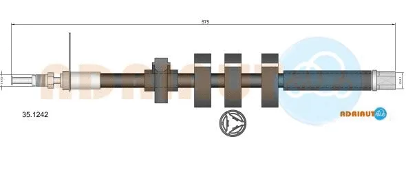 Brake Hose (35.1242)