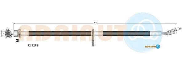 Brake Hose (12.1278)