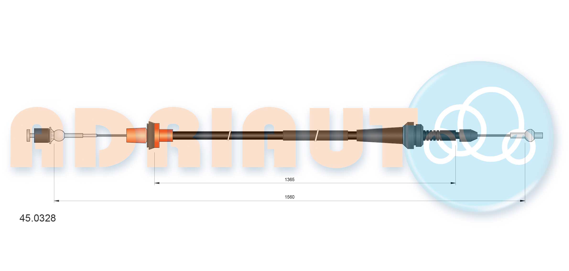 Accelerator Cable (45.0328)