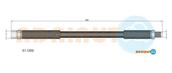 Brake Hose (51.1202)