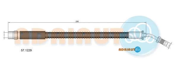 Brake Hose (57.1229)