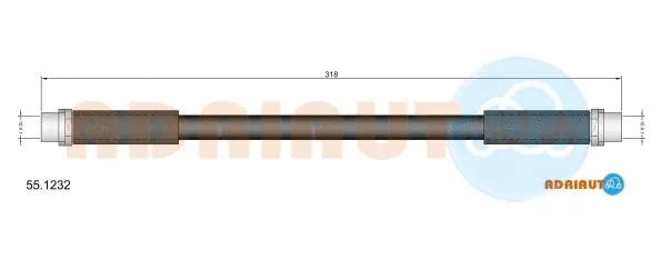 Brake Hose (55.1232)