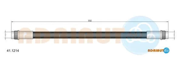 Brake Hose (41.1214)
