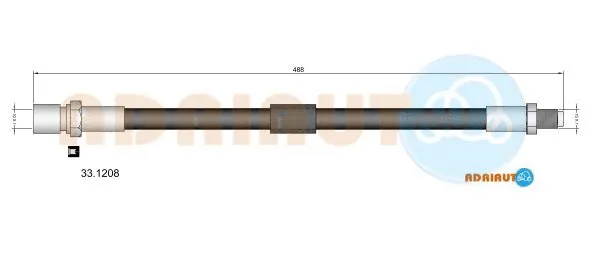 Brake Hose (33.1208)