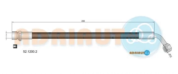 Brake Hose (52.1200.2)