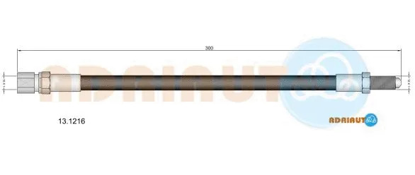 Brake Hose (13.1216)