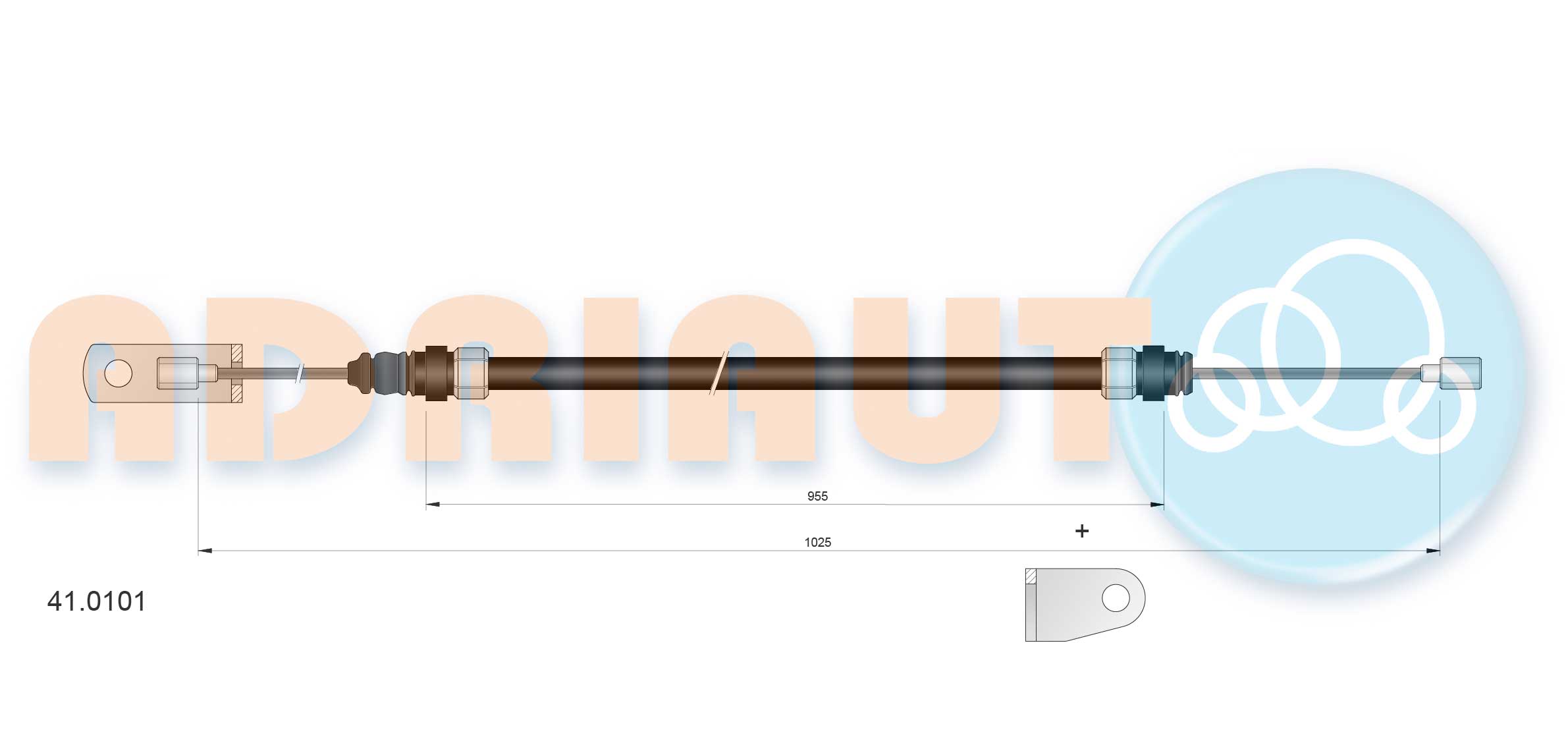 Cable Pull, clutch control (41.0101)