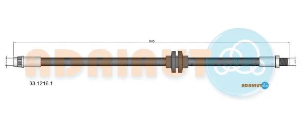 Brake Hose (33.1216.1)