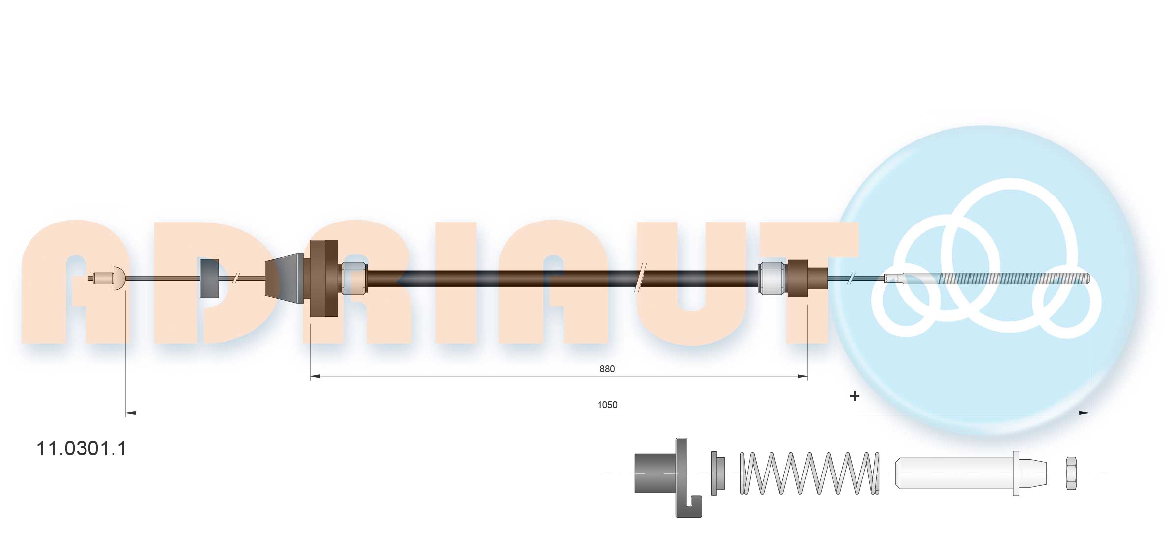 Accelerator Cable (11.0301.1)