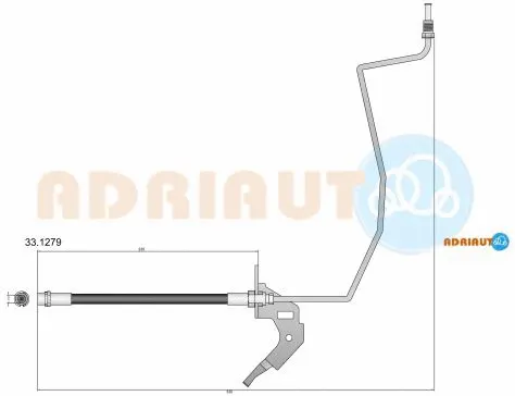 Brake Hose (33.1279)