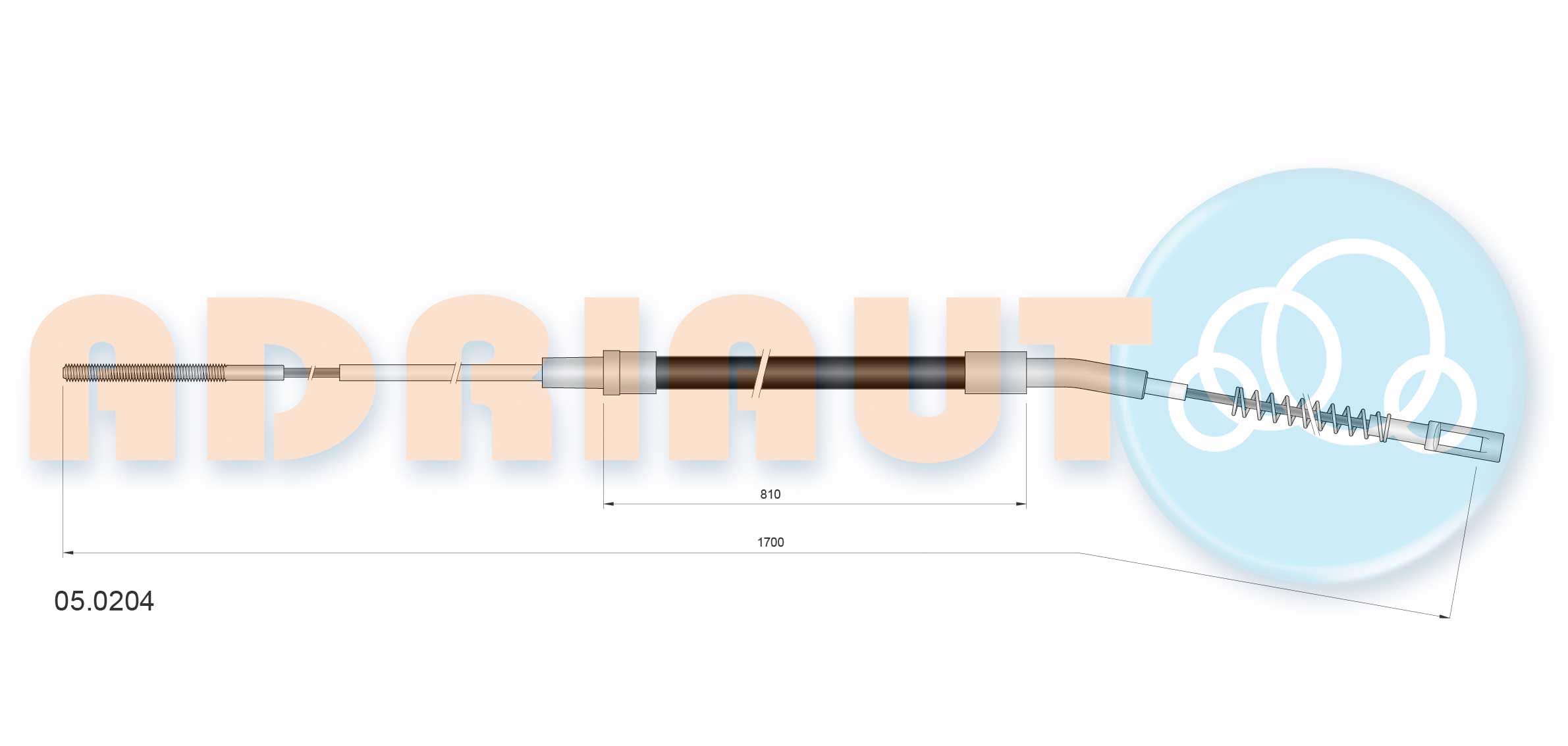 Cable Pull, parking brake (05.0204)