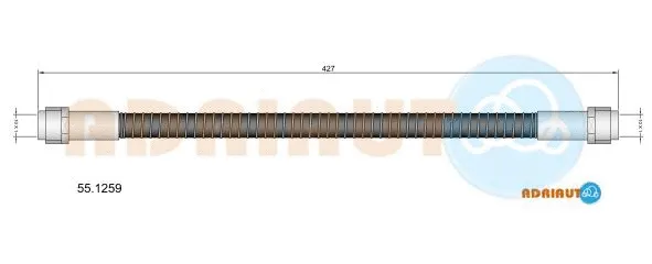 Brake Hose (55.1259)