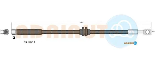 Brake Hose (33.1206.1)