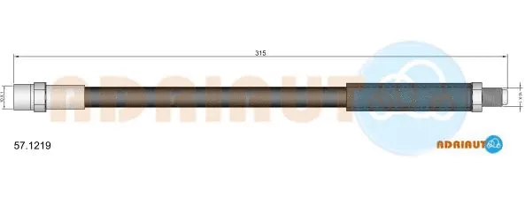 Brake Hose (57.1219)