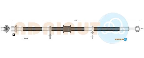 Brake Hose (12.1211)