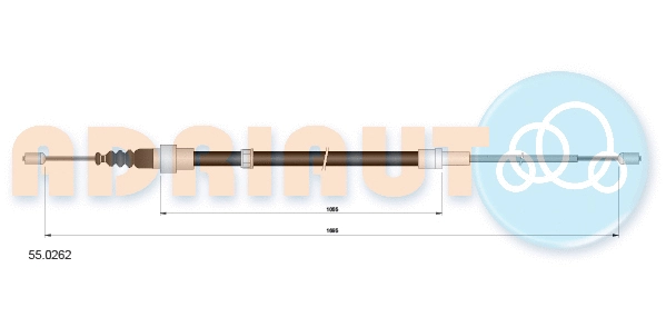 Cable Pull, parking brake (55.0262)
