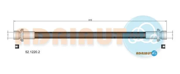 Brake Hose (52.1220.2)
