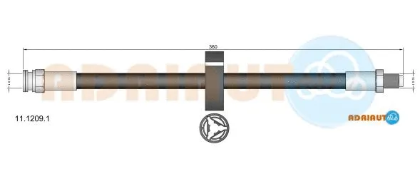 Brake Hose (11.1209.1)