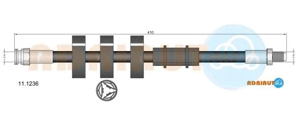 Brake Hose (11.1236)