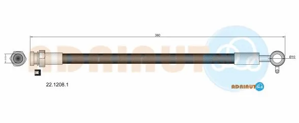 Brake Hose (22.1208.1)