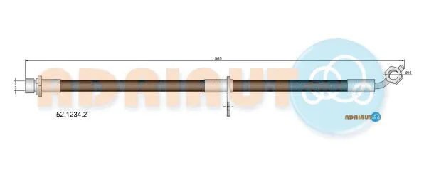 Brake Hose (52.1234.2)