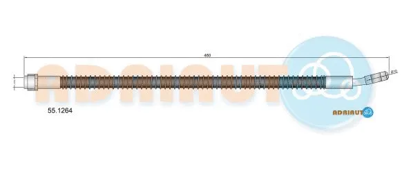 Brake Hose (55.1264)