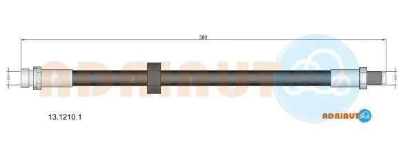 Brake Hose (13.1210.1)