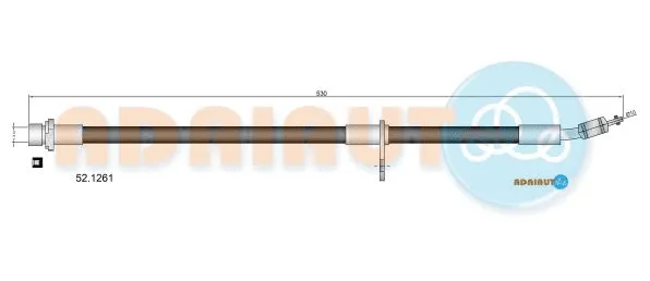 Brake Hose (52.1261)