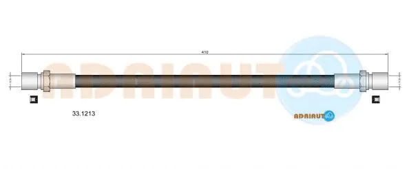 Brake Hose (33.1213)