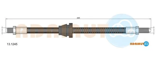 Brake Hose (13.1245)