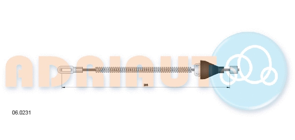 Cable Pull, parking brake (06.0231)