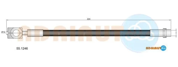 Brake Hose (55.1246)