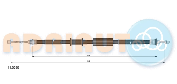 Cable Pull, parking brake (11.0290)