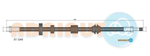 Brake Hose (57.1249)