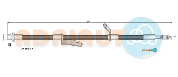 Brake Hose (52.1243.1)