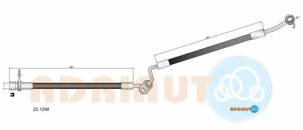 Brake Hose (22.1298)