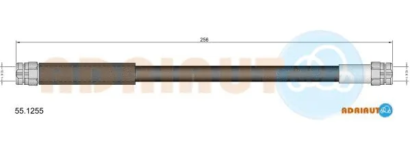 Brake Hose (55.1255)