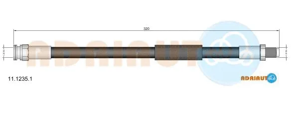 Brake Hose (11.1235.1)