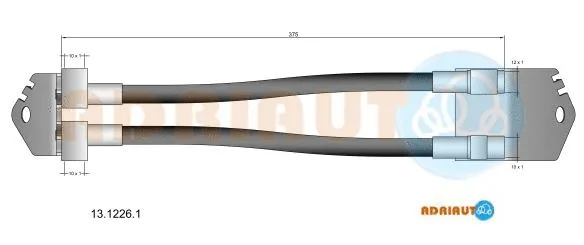 Brake Hose (13.1226.1)