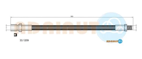 Brake Hose (33.1209)