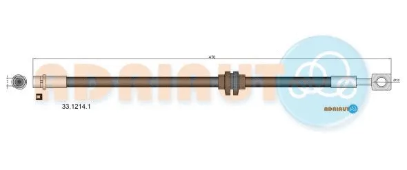Brake Hose (33.1214.1)