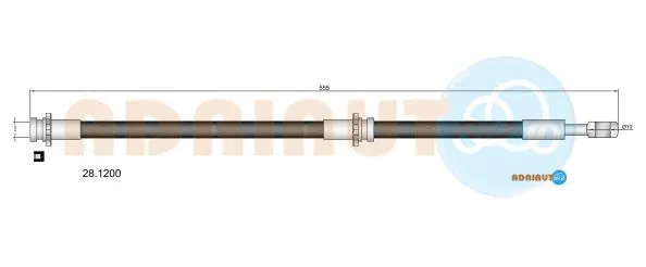 Brake Hose (28.1200)