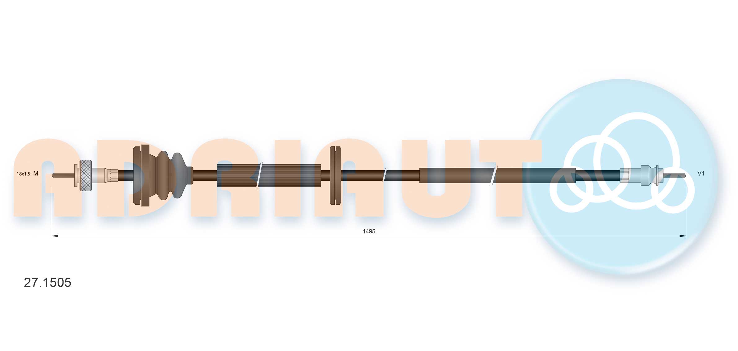 Speedometer Cable (27.1505)