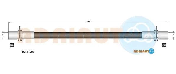 Brake Hose (52.1236)
