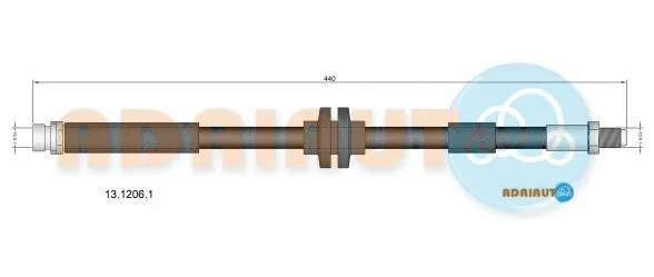 Brake Hose (13.1206.1)