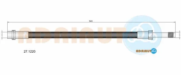 Brake Hose (27.1220)