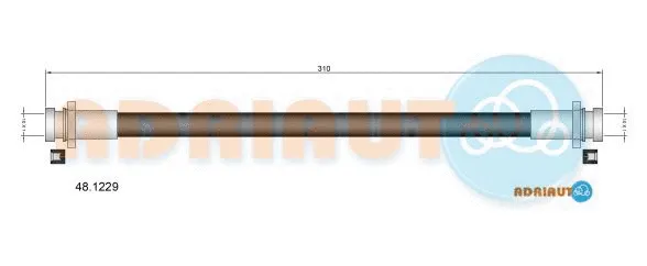 Brake Hose (48.1229)